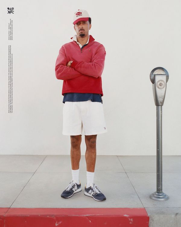 Aime Leon Dore ポロ AIMÉ LEON DORE Crest embroidered ribbed cotton polo shirt | NET-A